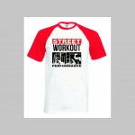 Street Workout Performancepánske dvojfarebné tričko 100%bavlna značka Fruit of The Loom